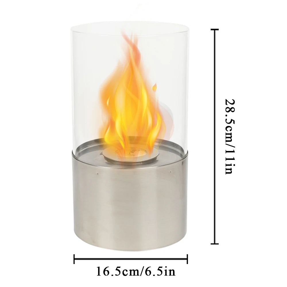 Round Fireplace - Alcohol Stove Fire