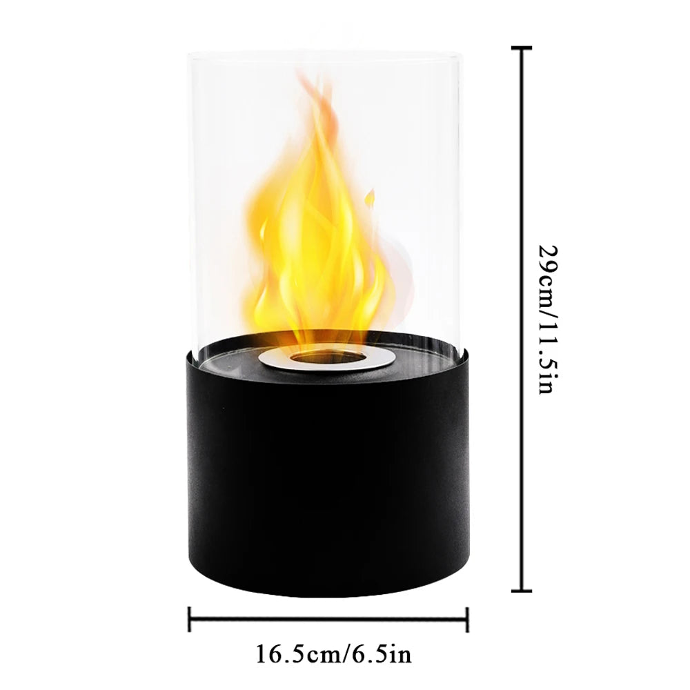 Round Fireplace - Alcohol Stove Fire