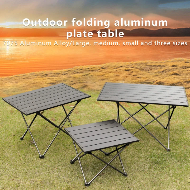 Outdoor Folding Aluminum Alloy Table - Portable Camping Tables