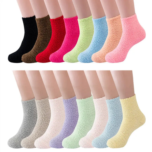 Women's Socks Thickened Thermal Coral Fleece